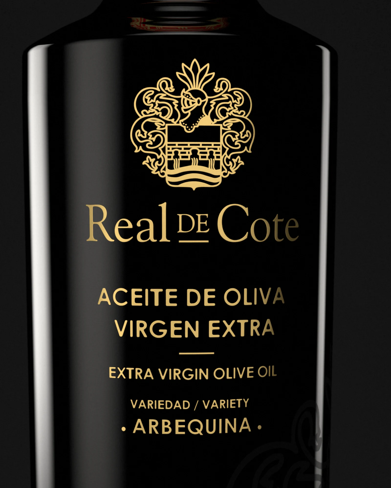 Etiqueta de la botella, detalle