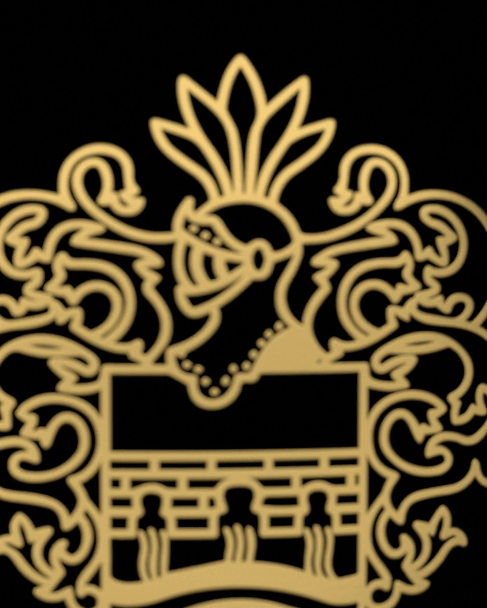 Etiqueta de la botella, detalle