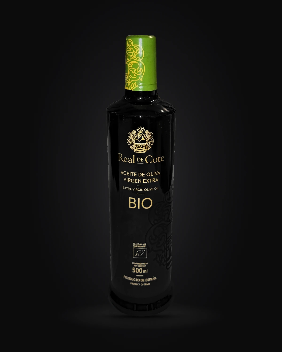 La botella, fotografía de frente