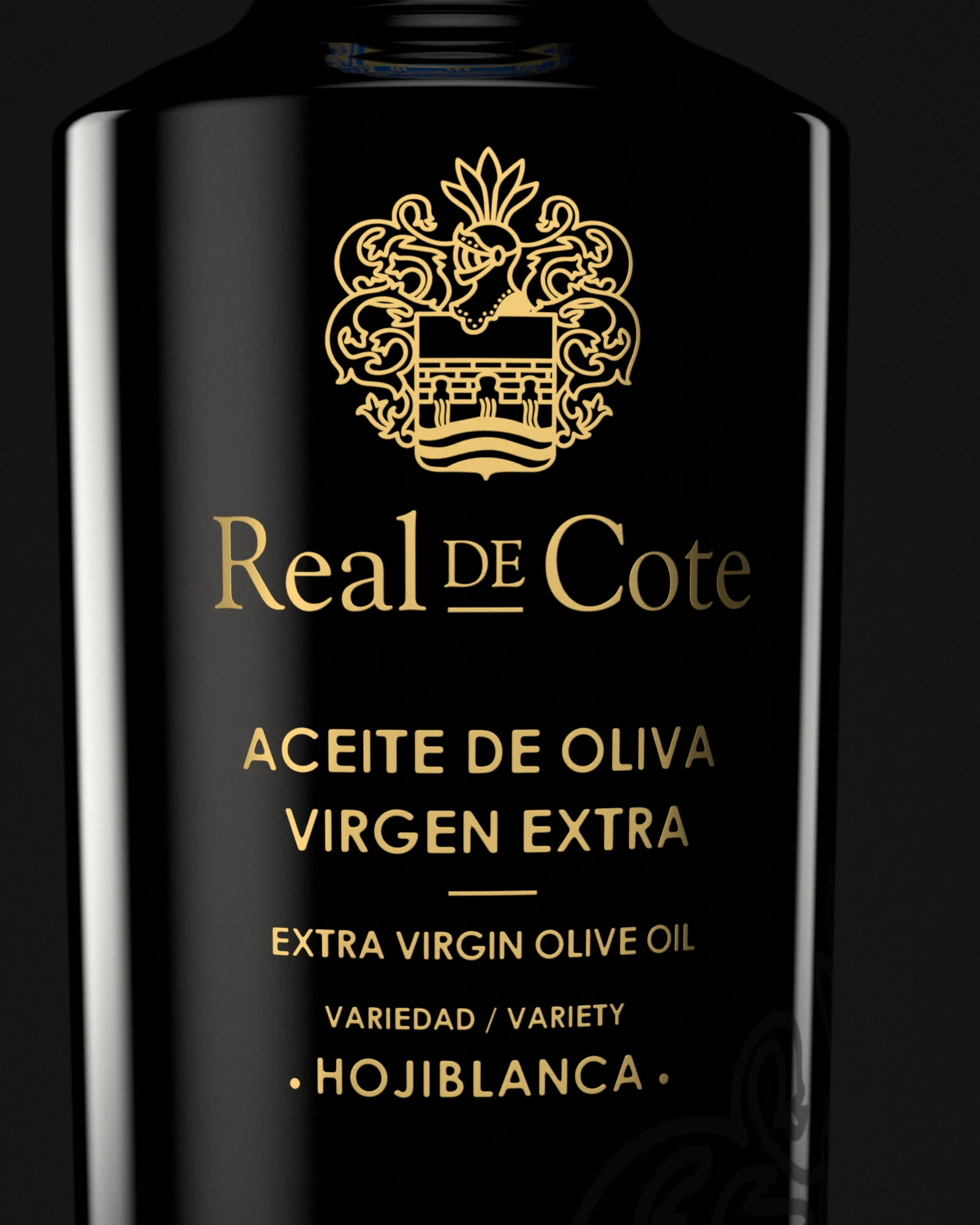Etiqueta de la botella, detalle