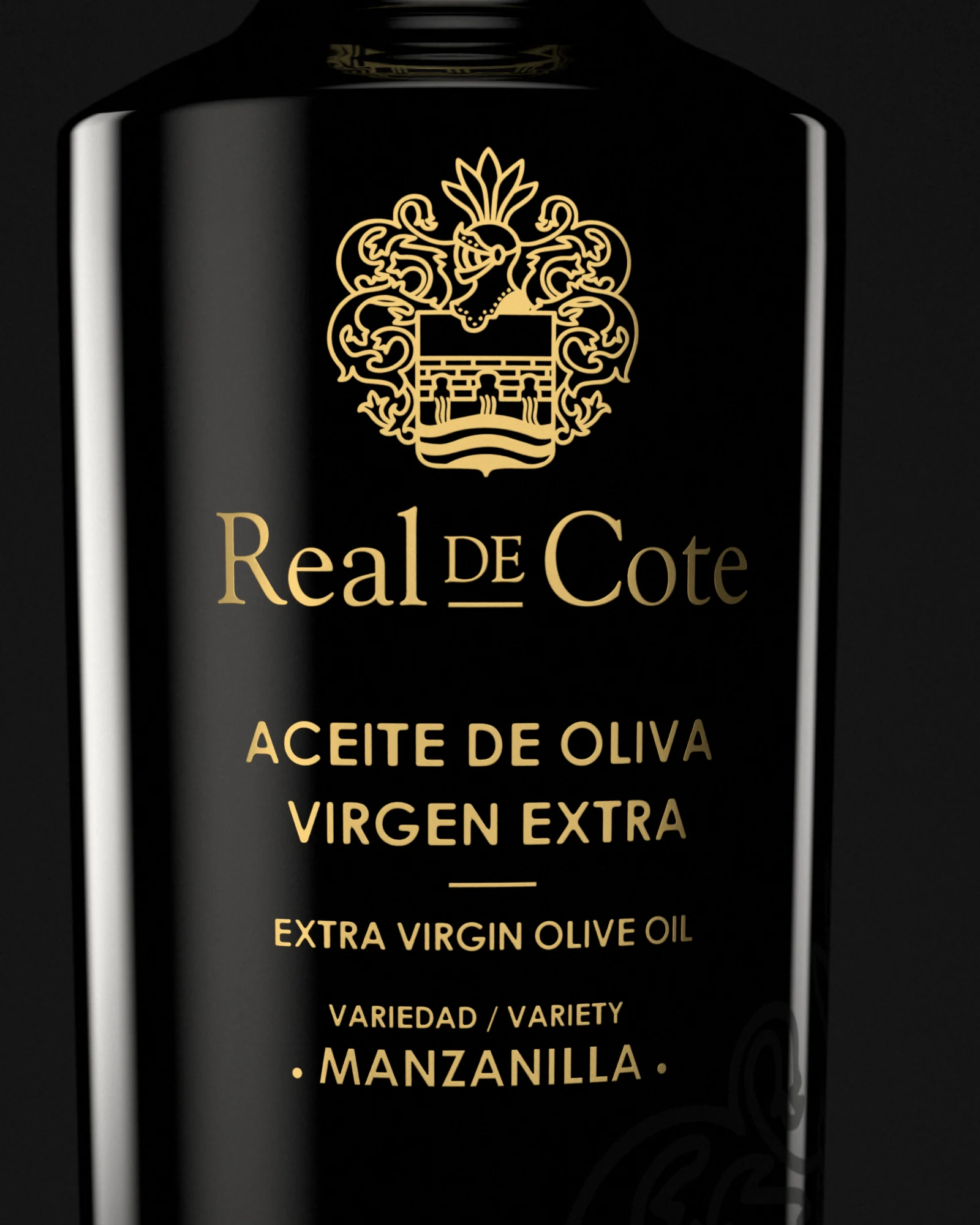 Etiqueta de la botella, detalle